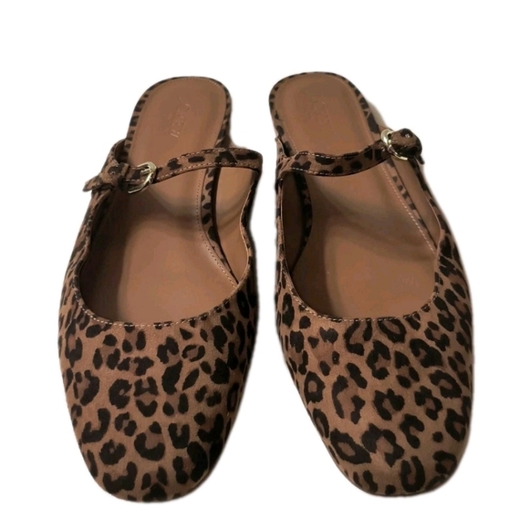 J. Crew Leopard Print Mules - Picture 3 of 8